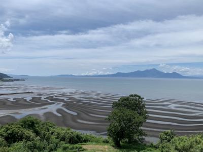 御輿来海岸干潟景勝の地