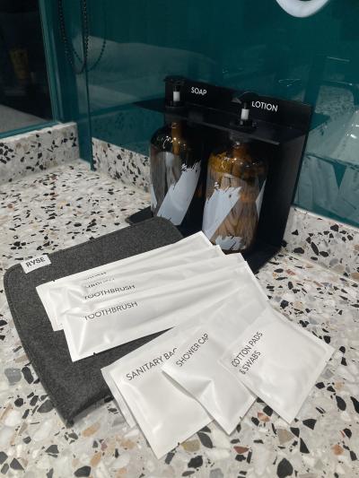 アメニティにパックもありました。