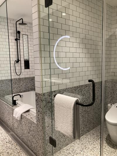 1泊目のお部屋のバスルーム