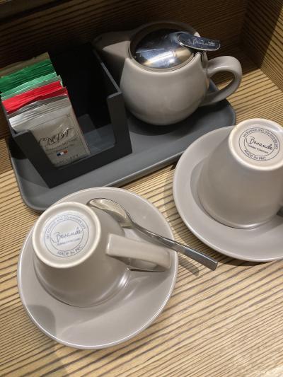 ティーセットもきちんとあってうれしい