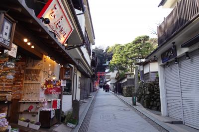 江島神社の参道です