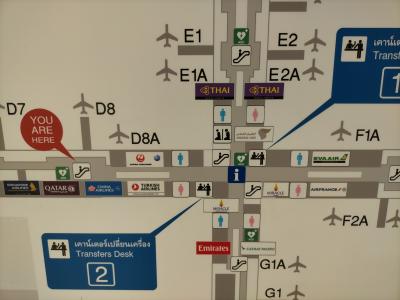 【タイ航空のロイヤルシルクラウンジ ･Eターミナル】Eターミナルのラウンジはシャワーがある！