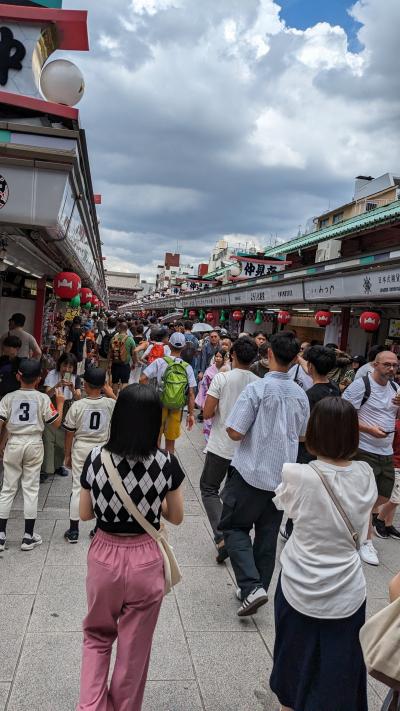 人の多さ、そして高温多湿にぐったり