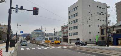 福井市内では路面電車になります