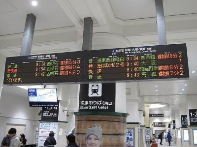 JRの三ノ宮駅です。