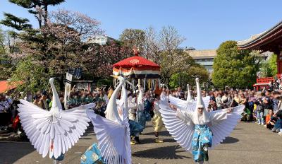 ヾ(*｀･∀･´*)ノ 浅草寺『白鷺の舞』は2024年4月14日（日曜日）に奉演が行われましたｗｗ