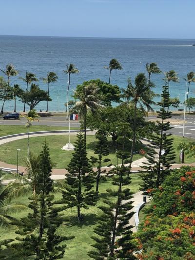 アンスバタの海の青と鳳凰木の赤が映えるロケーション最高のレジデンス