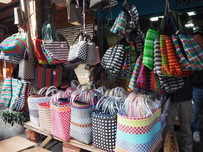 迪化街で漁師網バッグが売ってるお店