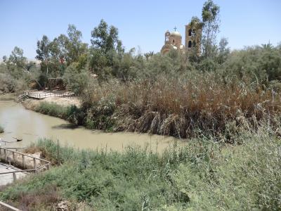 イスラエルとヨルダンの国境の川