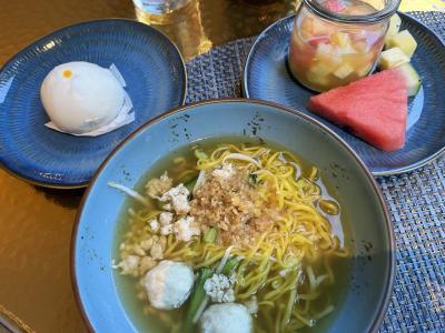 美味しかった朝食の麺