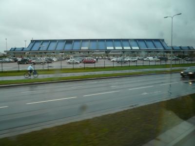 エストニア・タリン：タリン＜＝＞ヘルシンキ間を飛ぶFinn.comは珍しいプロペラ機だった。