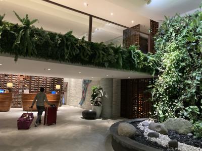 開放感のあるロビー