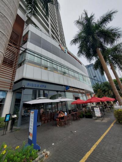 ピザとコーヒー