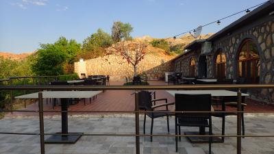 レストランのテラス席