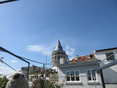 ガラタ塔近くにある眺めの良いカフェ