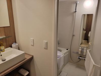 大浴場もあり、駅近で便利なホテル