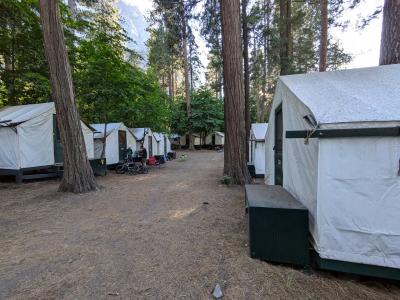 テントキャビン集合地域