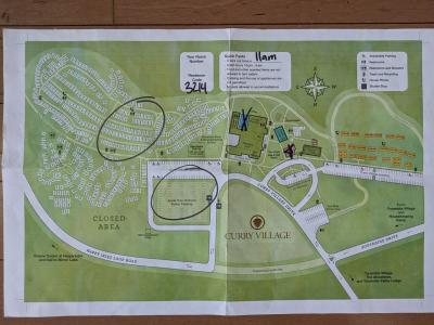 カリービレッジ地図(フロントで渡される)