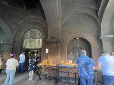 レンガづくりの古い正教会