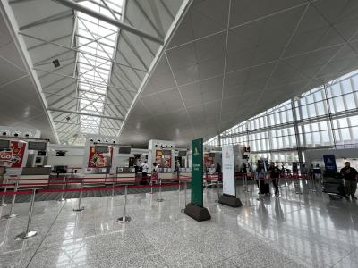 こじんまりした綺麗な空港！