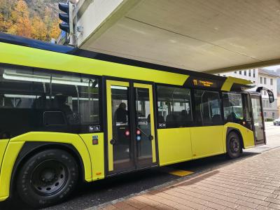 オーストリアフェルトキルヒ駅から乗車しました