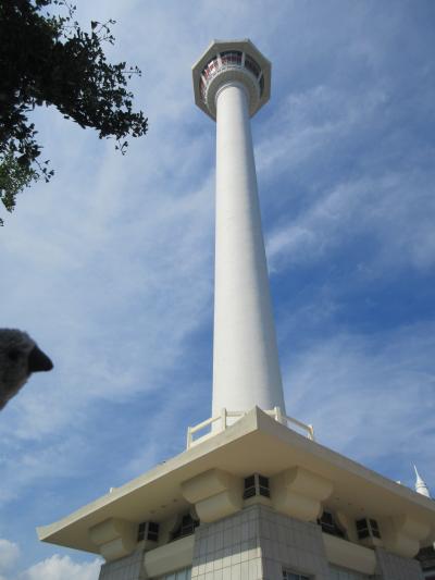 釜山と釜山港を見晴らすタワー