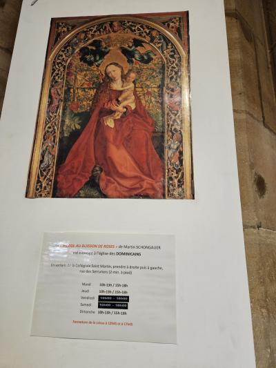 ドミニカン教会　『薔薇の聖母』を見るなら見学日に注意