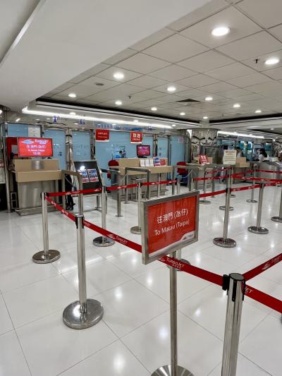 九龍島側の大型フェリー乗り場