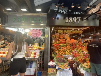 その場で食べられる！バルセロナの市場◎
