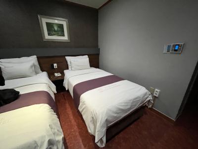 ベッドはふかふか