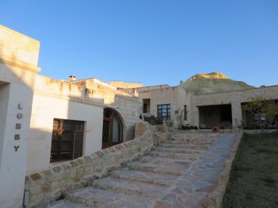 洞窟ホテルで家庭的な雰囲気を味わった