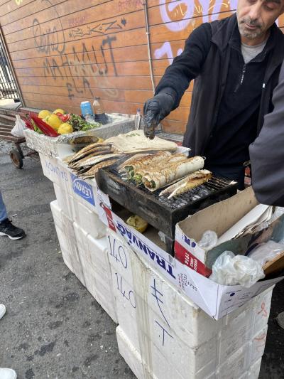 サバサンドの屋台・トルコ・イスタンブール