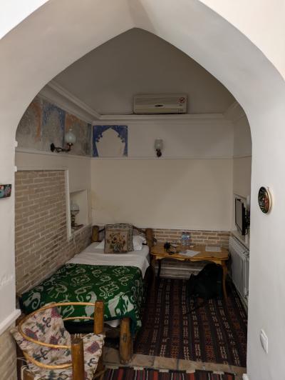 シングルルーム。この反対側にもスペースがあり結構広い