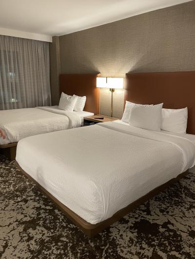 改装されていてきれいなホテル