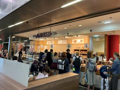 クロワッサンのサンドがお気に入り