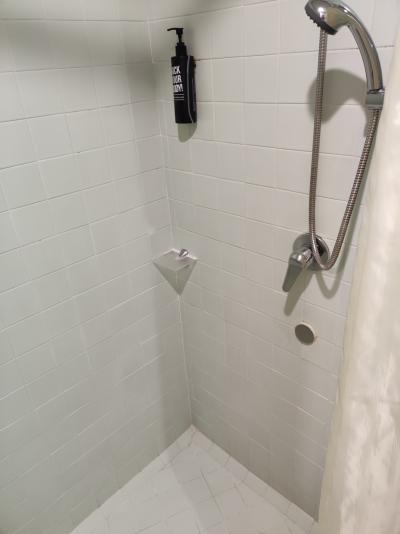 便器とシャワールームは仕切りアリ