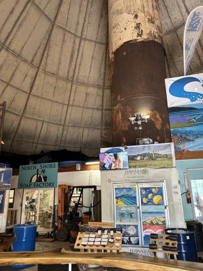 オールドハワイの雰囲気と可愛いアヒル達