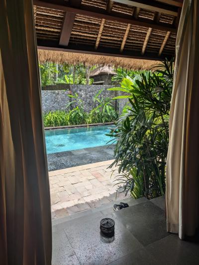 ベッドルームから