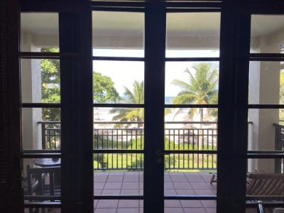 オーシャンビューの部屋からの眺め