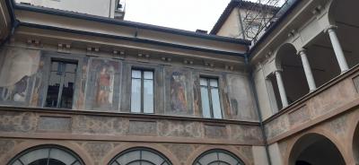 トリノ王宮に近く、美しい場所