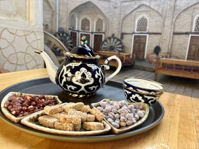 チェックイン時に出てきたティー＋お菓子