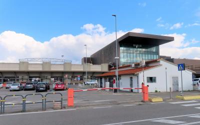 大雨でずぶ濡れに