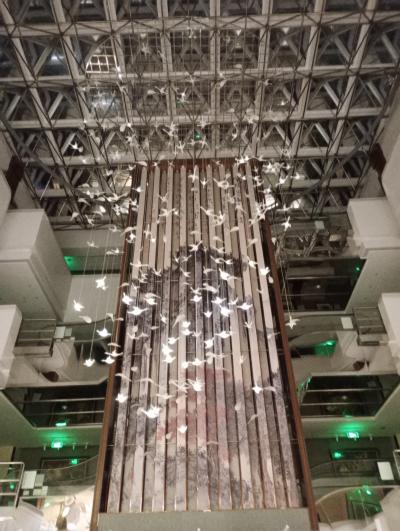 ロビー、中々良いホテルです