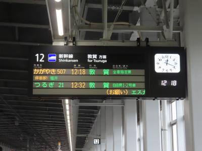 恐竜は芦原温泉駅にもお出ましです