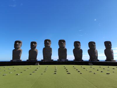 青い海と空とのコントラスト美しい