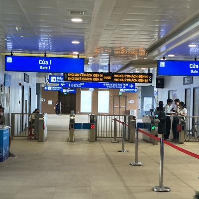 新規開通。日本支援の地下鉄