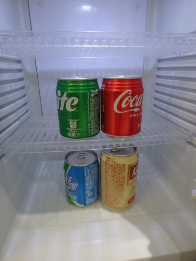 冷蔵庫にあった無料のドリンク