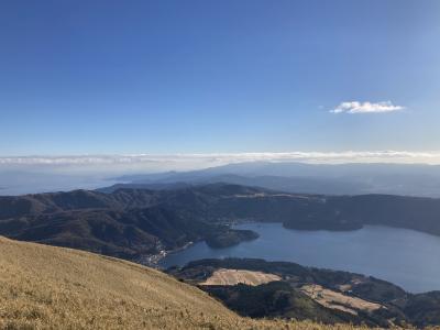 芦ノ湖、駿河湾、相模湾３つを同時に見渡せる絶景