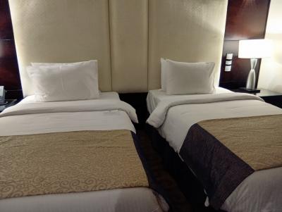 泊まった客室のベッド