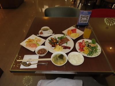 私の食べた朝食バイキング